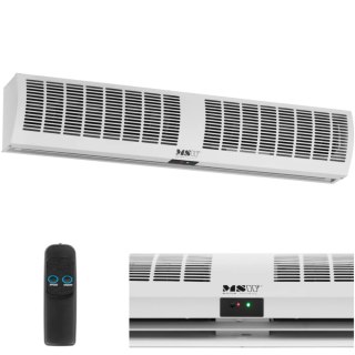 Kurtyna powietrzna elektryczna ścienna z pilotem 2510 m3/h 115 W MSW