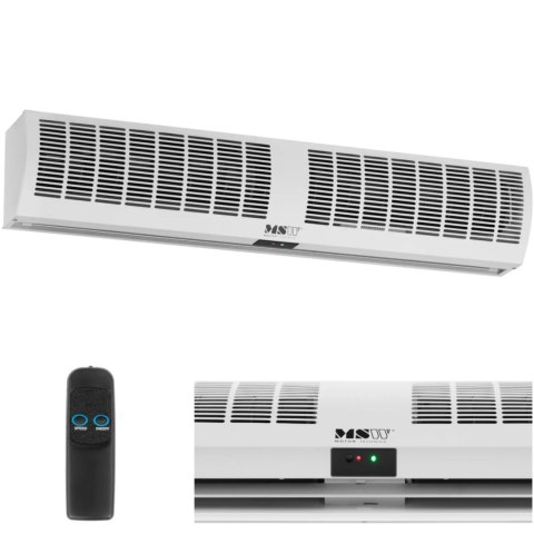 Kurtyna powietrzna elektryczna ścienna z pilotem 2510 m3/h 115 W MSW