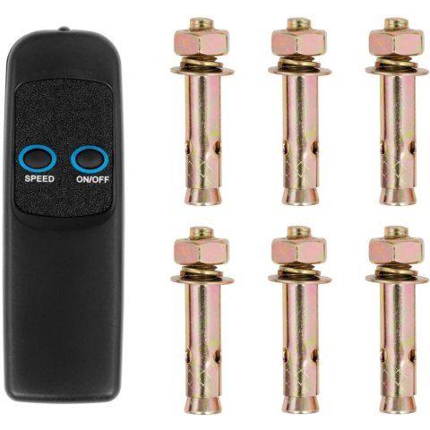 Kurtyna powietrzna elektryczna ścienna z pilotem 2510 m3/h 115 W MSW