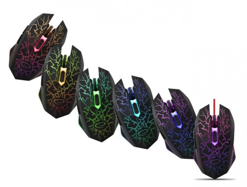 MYSZKA PRZEWODOWA DLA GRACZY 6D OPTYCZNA USB MX211 LIGHTNING Esperanza