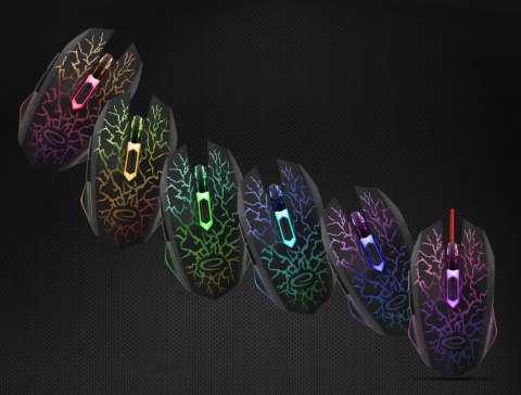 MYSZKA PRZEWODOWA DLA GRACZY 6D OPTYCZNA USB MX211 LIGHTNING Esperanza