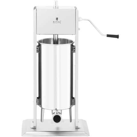 Nadziewarka napełniacz szpryca do kiełbas pionowa ręczna 15 l + 4 lejki Royal Catering