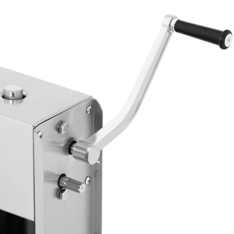 Nadziewarka napełniacz szpryca do kiełbas pionowa ręczna 5 l + 4 lejki Royal Catering