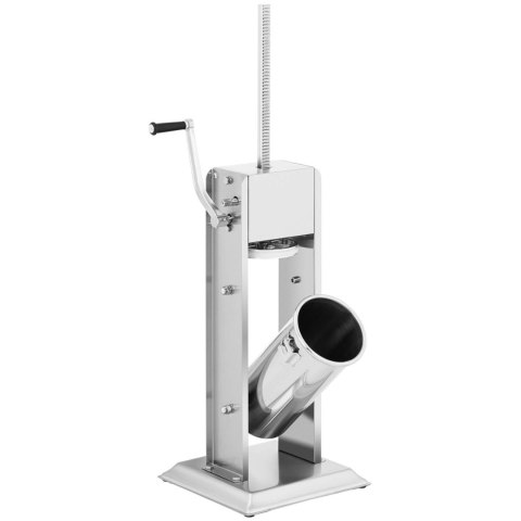 Nadziewarka napełniacz szpryca do kiełbas pionowa ręczna 5 l + 4 lejki Royal Catering