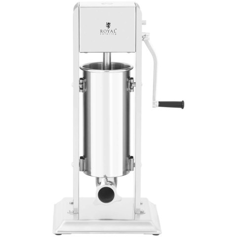 Nadziewarka napełniacz szpryca do kiełbas pionowa ręczna 5 l + 4 lejki Royal Catering