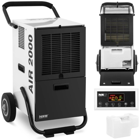 Osuszacz powietrza pochłaniacz wilgoci przemysłowy budowlany 50 l/24 h do 70 m2 MSW