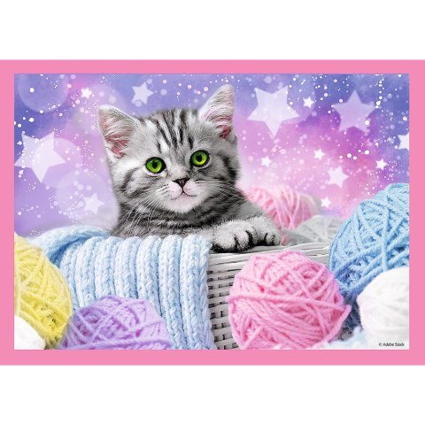 Puzzle - 4w1 (35, 48, 54, 70) - Zabawne kotki - Trefl 34396 Trefl Puzzle