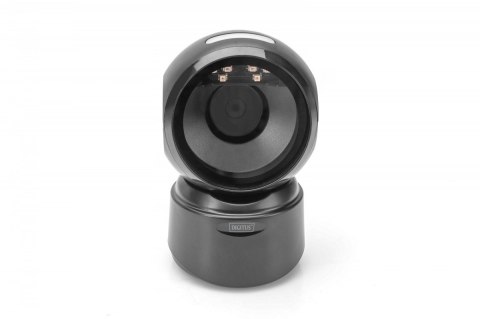 Czytnik kodów kreskowych przewodowy stacjonarny USB-A 1.4m, 1D i 2D, zgodny z kodami QR Digitus