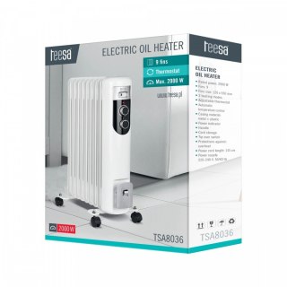 Grzejnik olejowy 2000W (9 żeberek) TEESA