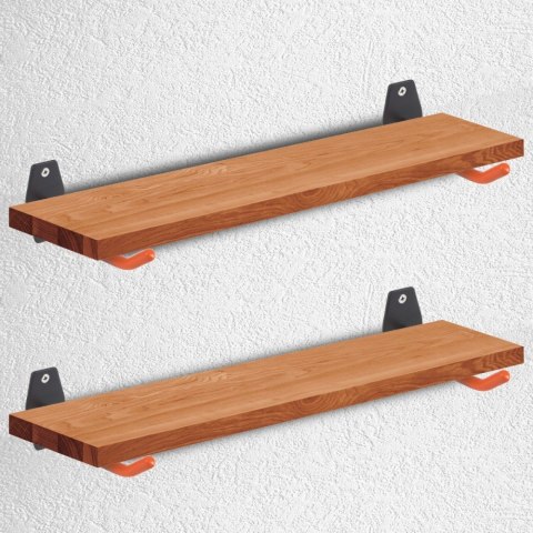 Komplet 4 uchwytów ściennych 60kg MC-437 Maclean