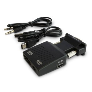 Konwerter VGA do HDMI, Audio, Full HD, CL-145 Savio