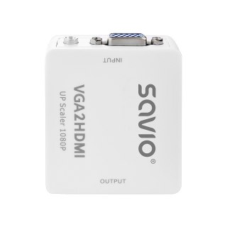 Konwerter/Adapter VGA - HDMI Full HD/1080p 60Hz, CL-110 Savio