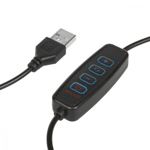 Lampa pierścieniowa LED12W 10" ze statywem MCE610 Maclean