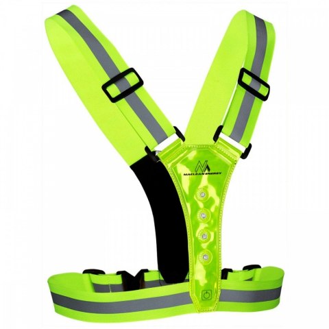 Szelki LED dla biegaczy MCE425 Maclean