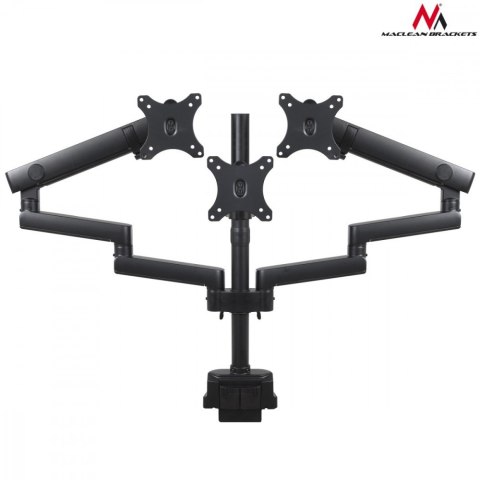 Uchwyt biurkowy na 3 monitory MC-811 Maclean