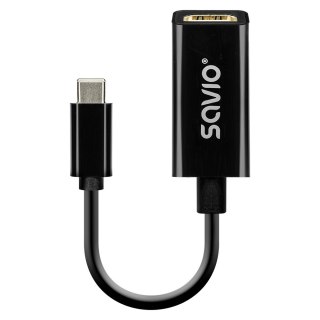 Adapter USB-C (M) - HDMI (F), 4K, 30Hz, plastik, AK-79 Savio