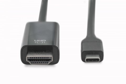 Kabel USB Type-C/HDMI M/M USB 3.1 Gen.2 SuperSpeed+ 4K/60Hz 18Gbps 5m czarny Digitus