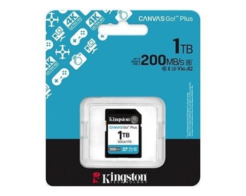 Karta SD 1TB Canvas Go Plus 200/MB/s C10 U3 V30 Kingston