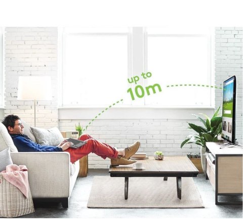 Klawiatura bezprzewodowa BT/RF 2.4GHz touchpad LED Techly