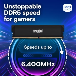 Pamięć DDR5 Pro OC 64/6000(2*32GB) CL40 czarna Crucial