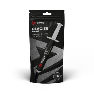 Pasta termoprzewodząca Glacier 13,5 W/mK, 1g TG-03 Savio