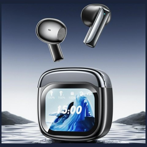 Słuchawki bluetooth ENC TP100 5.4 TWS LCD czarne AWEI