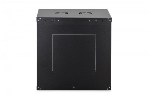 Szafa sieciowa wisząca Dynamic 19" 12U rack 607x600x450mm, drzwi szyba, czarna, niezłożona, 60kg Digitus