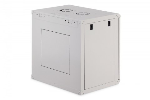Szafa sieciowa wisząca Dynamic 19" 12U rack 607x600x450mm, drzwi szyba, szara, niezłożona, 60kg Digitus