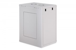Szafa sieciowa wisząca Dynamic 19" 16U rack 785x600x450mm, drzwi szyba, szara, niezłożona, 60kg Digitus