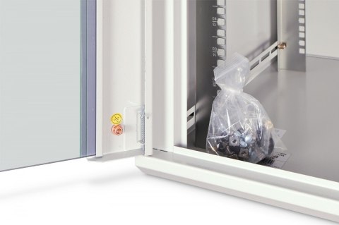 Szafa sieciowa wisząca Dynamic 19" 16U rack 785x600x600mm, drzwi szyba, szary, niezłożona, 60kg Digitus