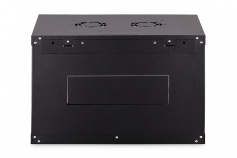 Szafa sieciowa wisząca Dynamic 19" 7U rack 385x600x450mm, drzwi szyba, czarna, niezłożona, 60kg Digitus