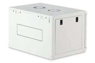 Szafa sieciowa wisząca Dynamic 19" 7U rack 385x600x450mm, drzwi szyba, szara, niezłożona, 60kg Digitus