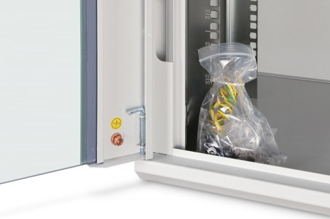 Szafa sieciowa wisząca Dynamic 19" 7U rack 385x600x450mm, drzwi szyba, szara, niezłożona, 60kg Digitus