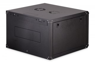 Szafa sieciowa wisząca Dynamic 19" 7U rack 385x600x600mm, drzwi szyba, czarna, niezłożona, 60kg Digitus