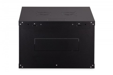 Szafa sieciowa wisząca Dynamic 19" 7U rack 385x600x600mm, drzwi szyba, czarna, niezłożona, 60kg Digitus