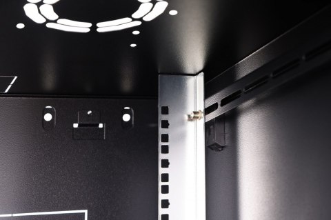 Szafa sieciowa wisząca Dynamic 19" 7U rack 385x600x600mm, drzwi szyba, czarna, niezłożona, 60kg Digitus