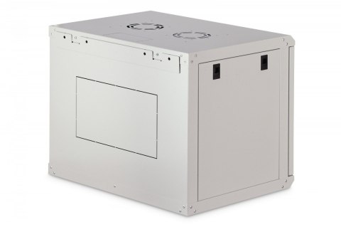 Szafa sieciowa wisząca Dynamic 19" 9U rack 474x600x450mm, drzwi szyba, szara, niezłożona, 60kg Digitus