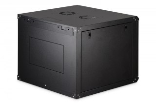 Szafa sieciowa wisząca Dynamic 19" 9U rack 474x600x600mm, drzwi szyba, czarna, niezłożona, 60kg Digitus