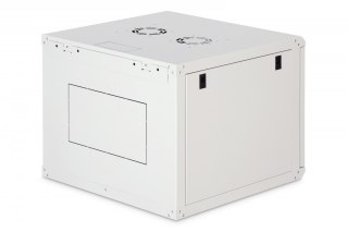 Szafa sieciowa wisząca Dynamic 19" 9U rack 474x600x600mm, drzwi szyba, szara, niezłożona, 60kg Digitus