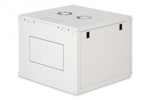 Szafa sieciowa wisząca Dynamic 19" 9U rack 474x600x600mm, drzwi szyba, szara, niezłożona, 60kg Digitus