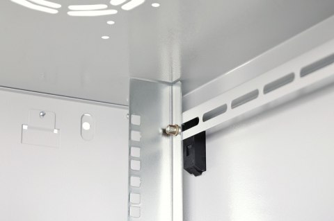 Szafa sieciowa wisząca Dynamic 19" 9U rack 474x600x600mm, drzwi szyba, szara, niezłożona, 60kg Digitus