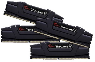 DDR4 64GB (4x16GB) RipjawsV 3200MHz CL16 XMP2 Black G.SKILL
