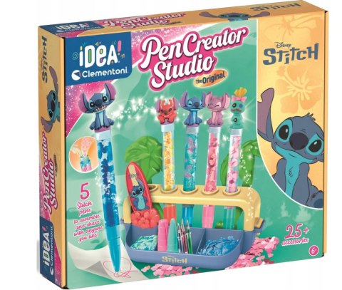 Idea Art Zestaw Fabryka Długopisów Disney Stitch Clementoni 18218 Clementoni