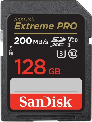 Karta pamięci Extreme Pro SDXC 128GB 200/90 MB/s V30 UHS-I U3 SanDisk