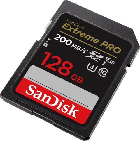 Karta pamięci Extreme Pro SDXC 128GB 200/90 MB/s V30 UHS-I U3 SanDisk