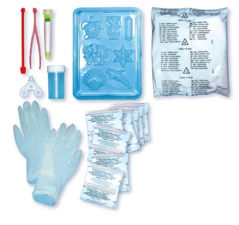 Naukowa Zabawa Zestaw Fluorescencyjne Kryształy Język Polski Clementoni 60584 Clementoni