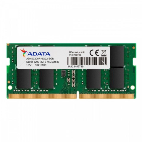 Pamięć Premier DDR4 3200 SODIM 16GB CL22 Single Tray Adata