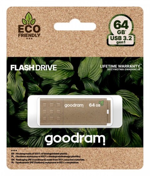 Pendrive UME2 64GB USB 3.0 Eco Friendly GOODRAM