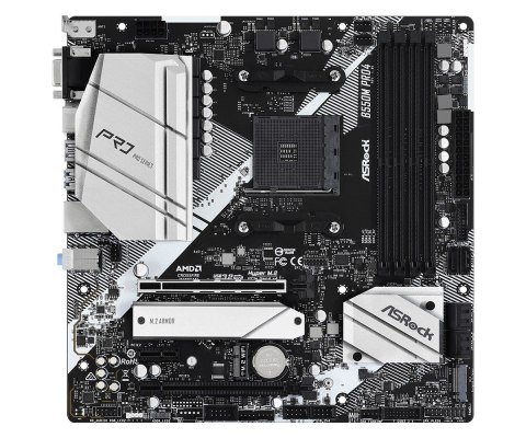 Płyta główna B550M Pro4 AM4 4DDR4 HDMI/DP/D-SUB M.2 mATX ASRock
