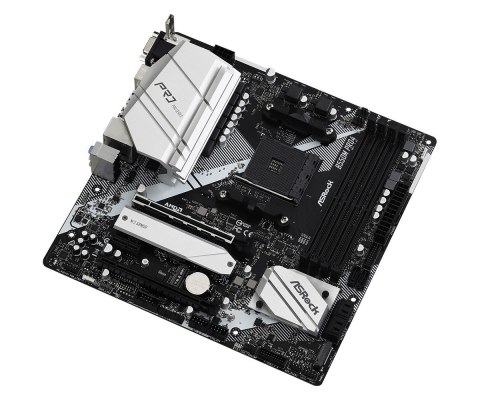 Płyta główna B550M Pro4 AM4 4DDR4 HDMI/DP/D-SUB M.2 mATX ASRock